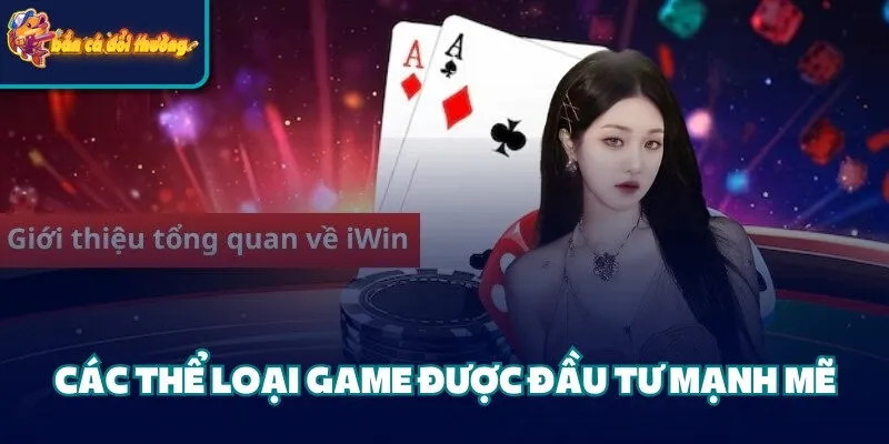 Khám Phá Cổng Game Iwin - Thế Giới Giải Trí Đỉnh Cao 4 Các thể loại game được đầu tư mạnh mẽ